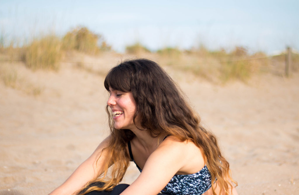 retrato chica sonriendo